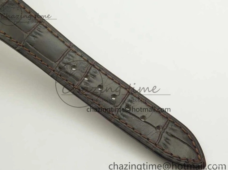 Best Leather Markers Edition Real A3165 Strap Date Brown RG Black Sticks 50519 on Dial Cellini MK 0408